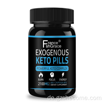 BHB -Ergänzung Abnehmen Keto -Fettbrenner -Kapseln